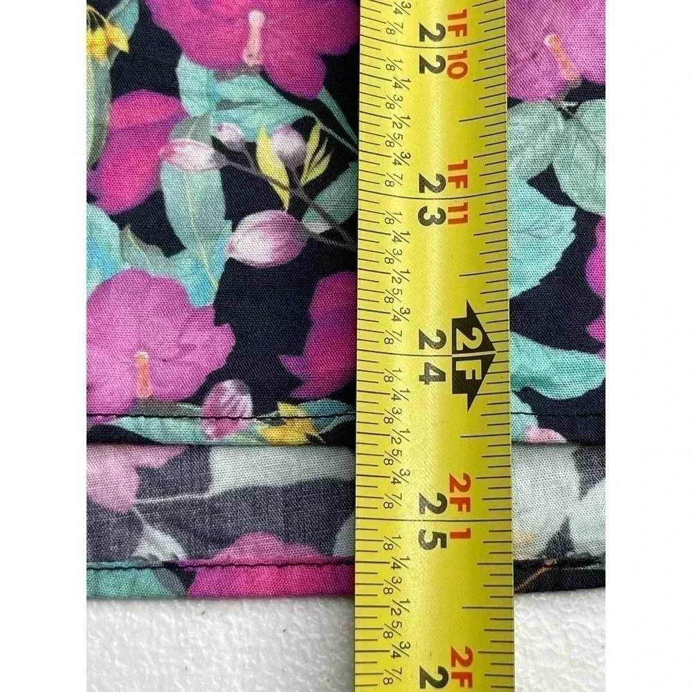 Roller Rabbit Manusa Glenda Cotton Size Top size M Floral Long Sleeve - Picture 8 of 10